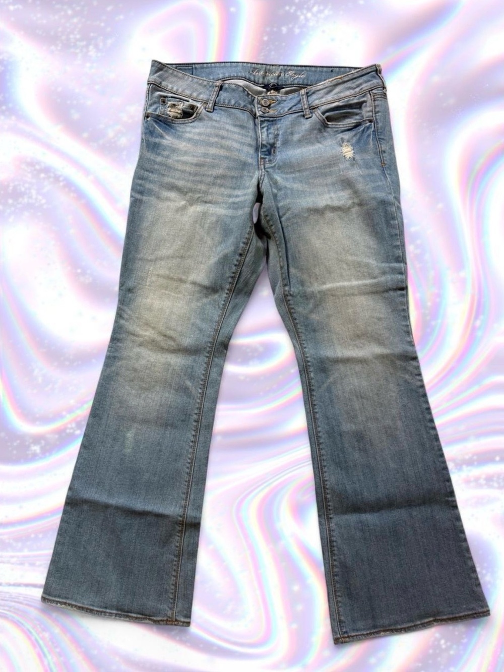 American Eagle Outfitters Light Blue Flare Jeans